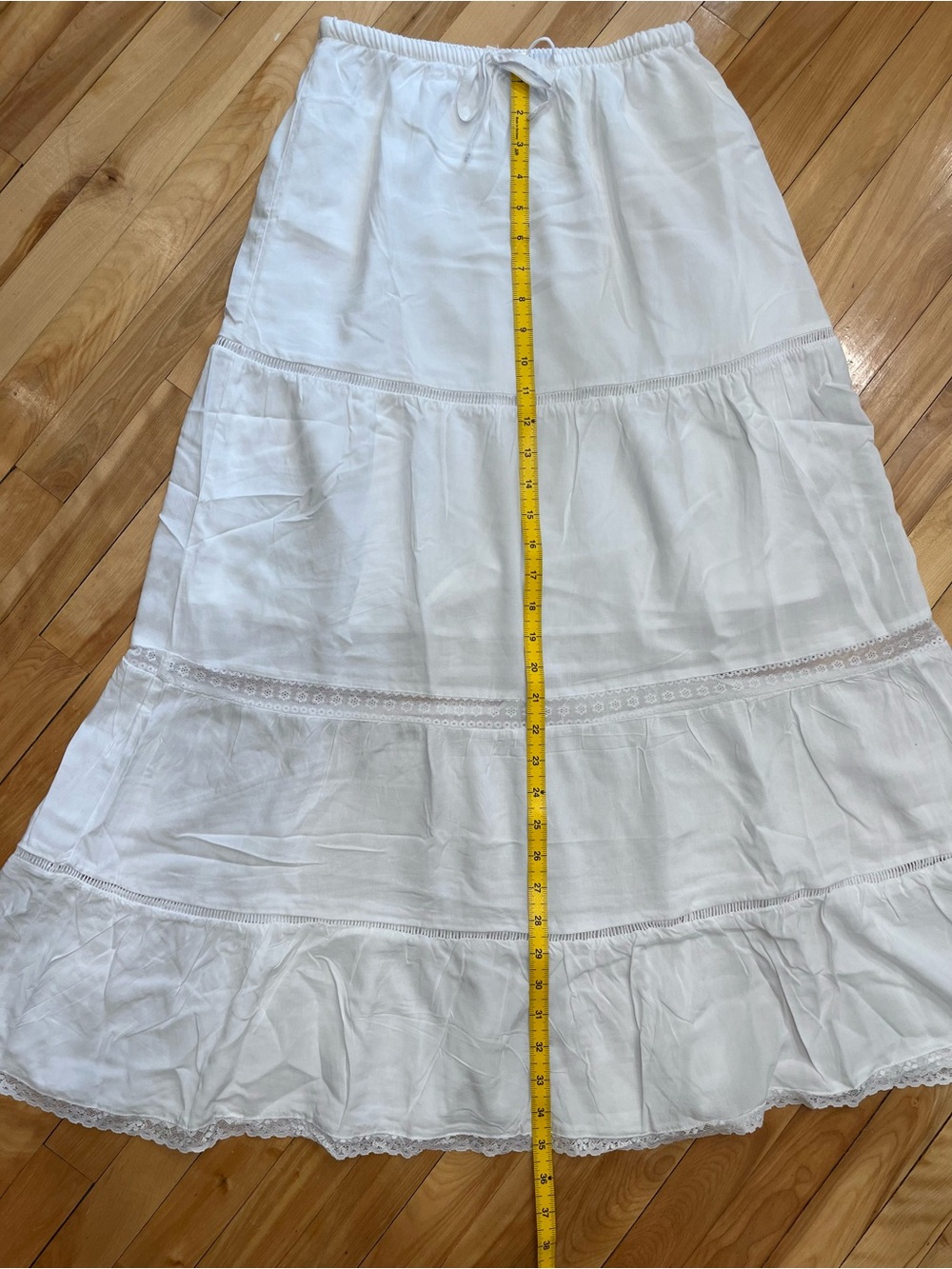 Aéropostale Lace Trim Tiered Maxi Skirt - Picture 3 of 6